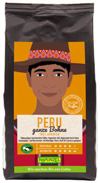 Produktfoto zu Heldenkaffee Peru ganze Bohne, 250 g
