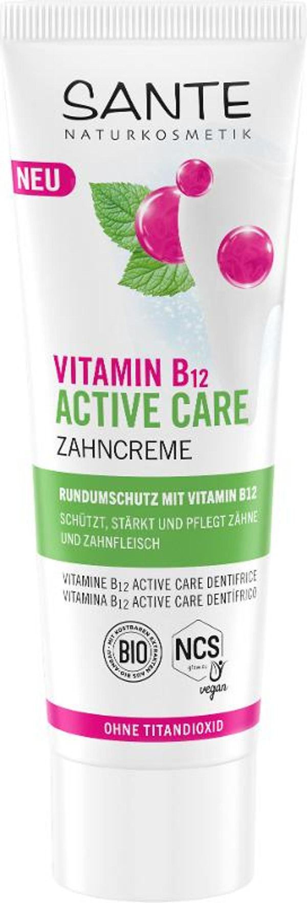 Produktfoto zu Zahncreme Vitamin B12, 75 ml