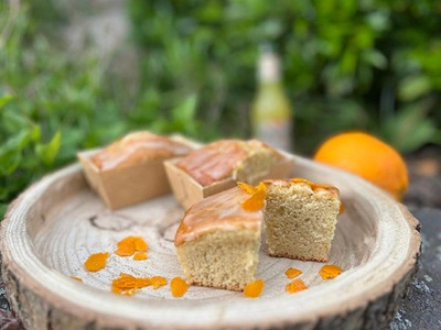 Produktfoto zu Mini Sandkuchen Sweetie Orange, 4 Stück