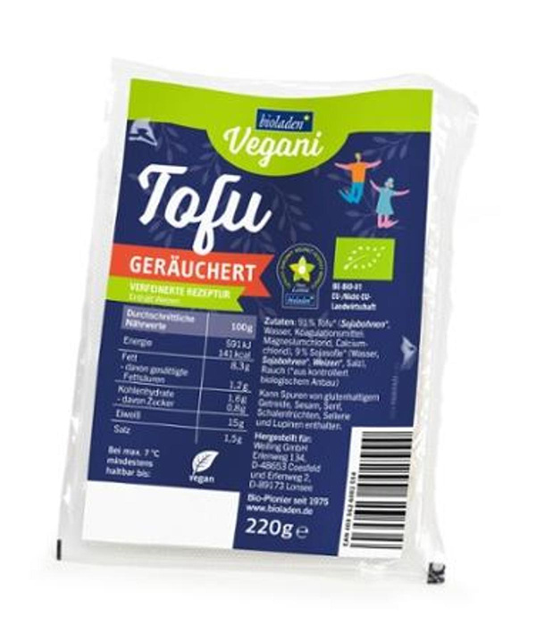 Produktfoto zu Tofu geräuchert, 220 g