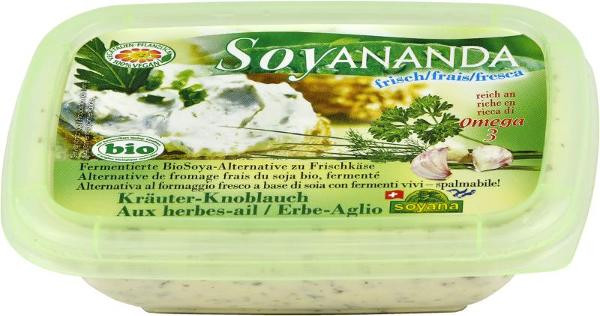 Produktfoto zu Frischkäse Soja Kräuter-Knoblauch, 140 g