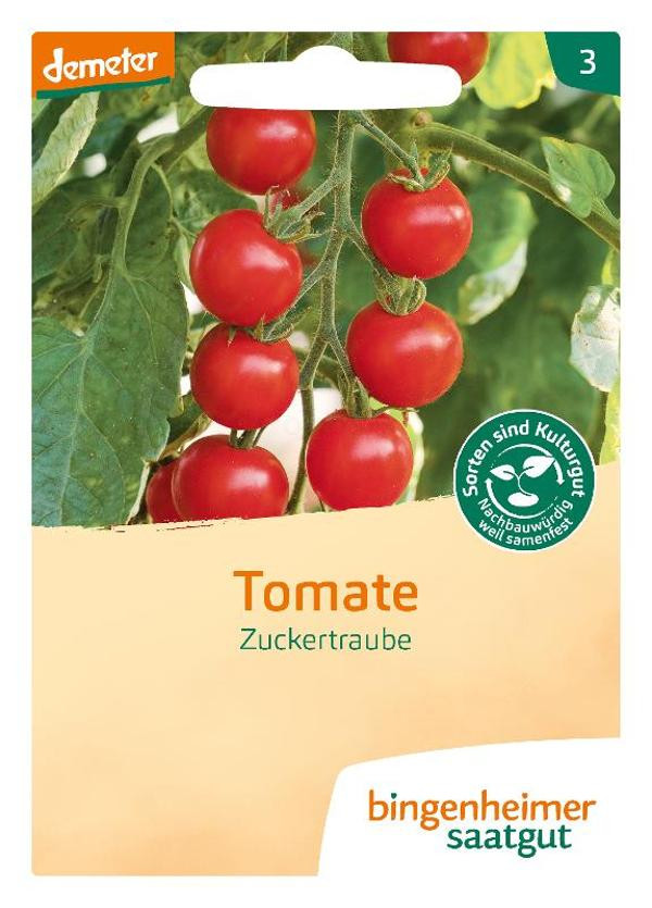 Produktfoto zu Saatgut Cocktailtomate Zuckertraube