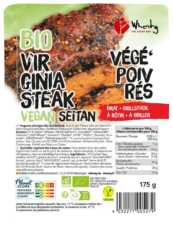 Produktfoto zu Virginia Steak, 175 g