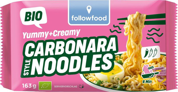 Produktfoto zu Cheesy + Creamy Carbonara Noodles, 163 g