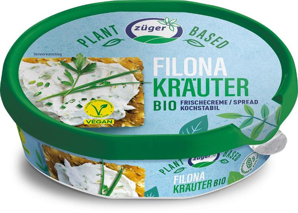 Produktfoto zu Filona Kräuter vegane Frischecreme, 150g