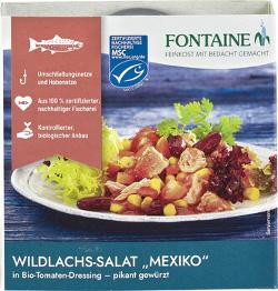 Produktfoto zu Wildlachs-Salat Mexiko in Tomatendressing, 200 g