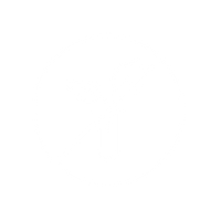 Grünes Symbol eines Pflanzenkeimlings mit einem durchgestrichenen Kreis, das gentechnikfreie, robuste Pflanzen ohne chemisch-synthetische Pestizide bei Demeter darstellt.