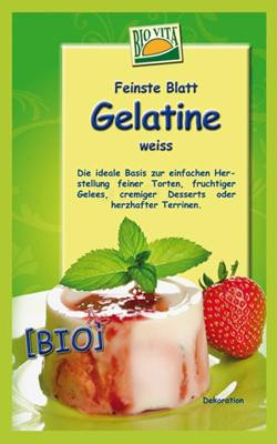 Produktfoto zu Gelatine Blätter, 6 Stück