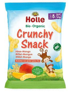 Produktfoto zu Crunchy Snack Hirse-Mango, 25 g