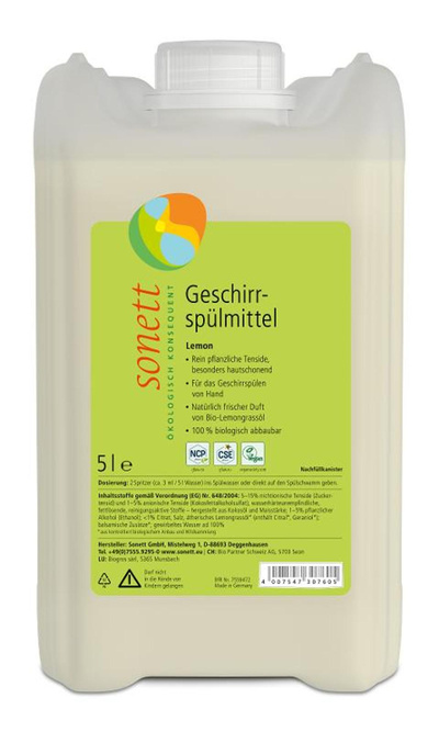 Produktfoto zu Geschirrspülmittel Lemon, 5 l