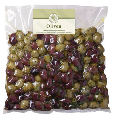 Produktfoto zu Oliven-Mix mit Stein, 1 kg - 10% reduziert