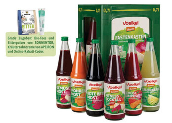 Produktfoto zu Fastenkasten, 6x0,7 l