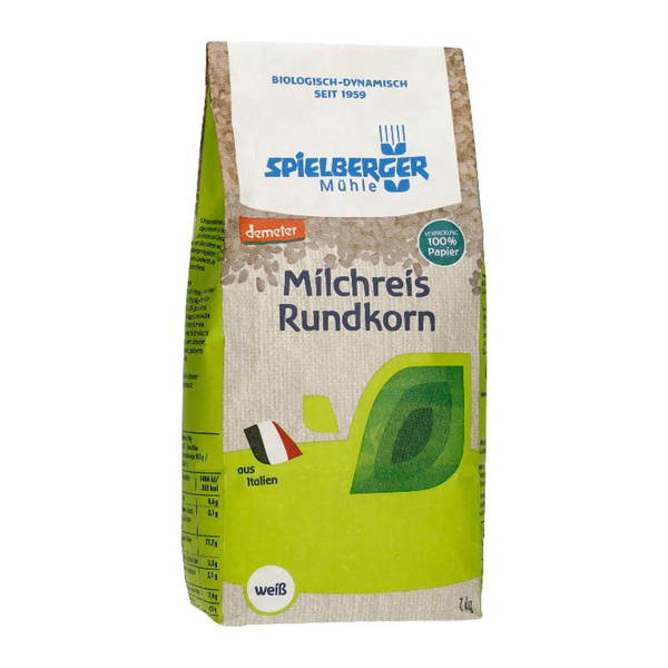Produktfoto zu Milchreis Rundkorn weiß, 1 kg