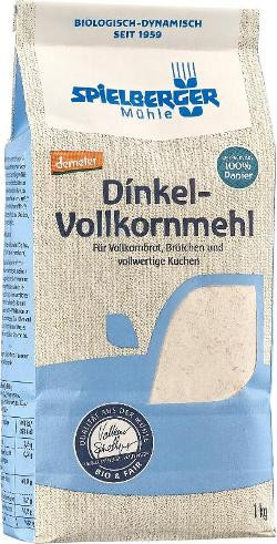 Produktfoto zu Dinkelvollkornmehl, 1 kg