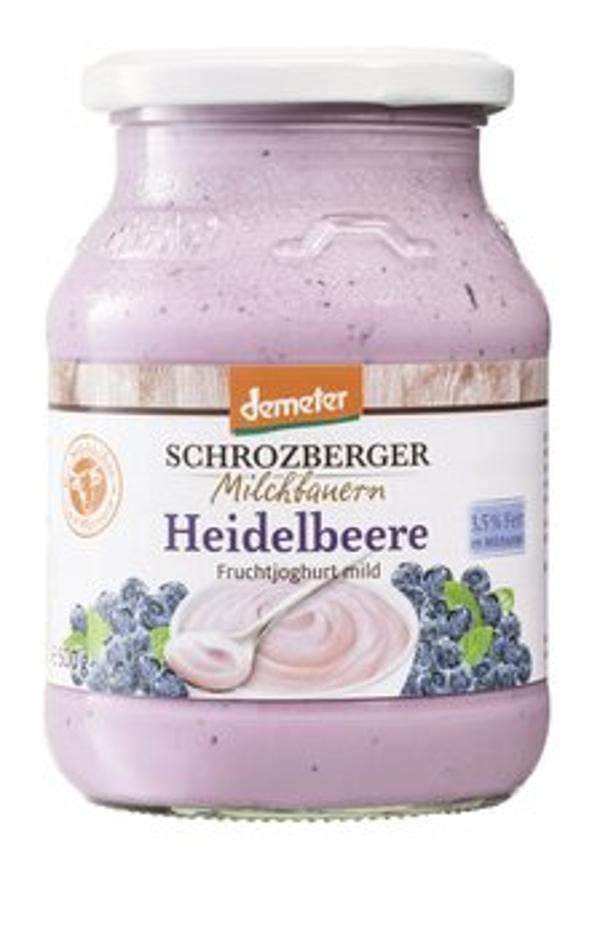 Produktfoto zu Joghurt Heidelbeere 3,5 %, 500 g