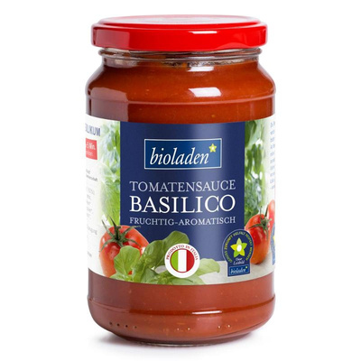Produktfoto zu Tomatensauce Basilico, 340 g