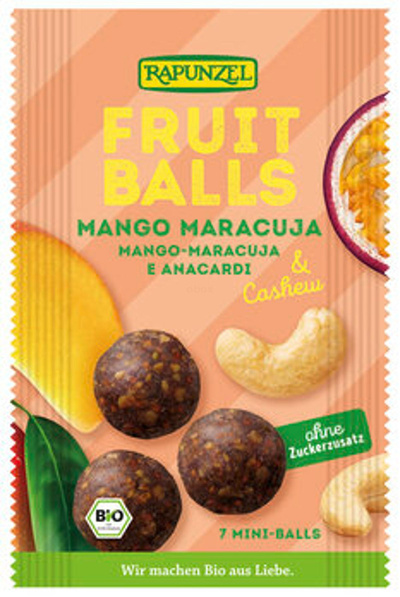 Produktfoto zu Fruit-Balls Mango-Maracuja & Cashew, 49 g