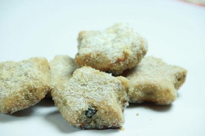 Produktfoto zu Christstollensterne, 3 Stück - Bio-Backhaus Wüst