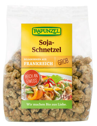 Produktfoto zu Soja-Schnetzel grob, 125 g