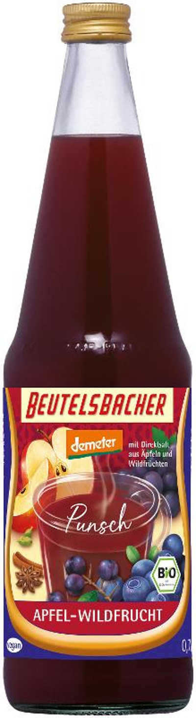 Produktfoto zu Apfel Wildfrucht Punsch, 0,7 l - 20% reduziert