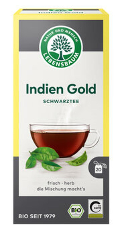 Produktfoto zu Indien Gold Schwarztee, 20 TB