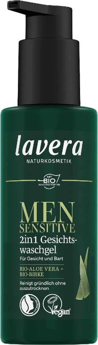 Produktfoto zu MEN sensitiv 2in1 Gesichtswaschgel, 150 ml